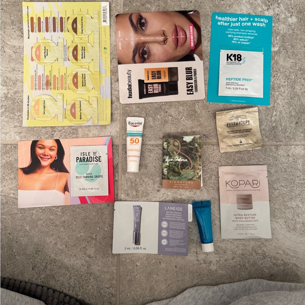 Skincare and Beauty Sample Set